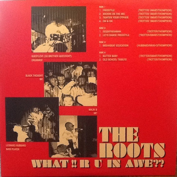 The Roots - What!! R U In Awe?? - New 2 LP Record 2016 Remedy USA Vinyl - Hip Hop - Shuga Records