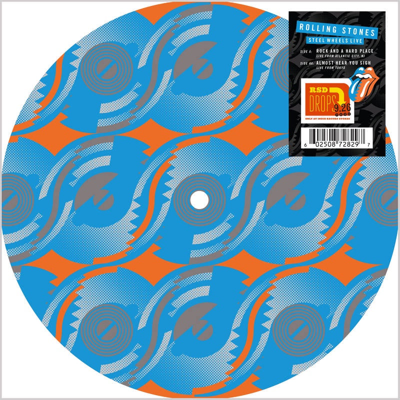 The Rolling Stones - Steel Wheels Live (Live From Atlantic City, NJ, 1989) - New 10" Single Record Store Day 2020 Eagle Rock Picture Disc Vinyl - Rock - Shuga Records