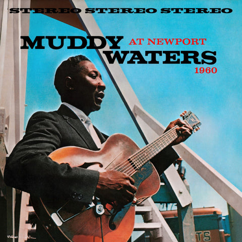 Muddy Waters ‎– Muddy Waters At Newport 1960 - New 2019 Record LP 180 gram Translucent Blue Vinyl  Reissue - Chicago Blues