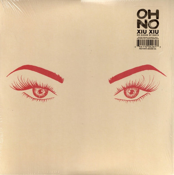 Xiu Xiu ‎– Oh No - New 2 LP Record 2021 Polyvinyl USA Cream & Scarlet Vinyl & Download - Art Rock / Noise - Shuga Records
