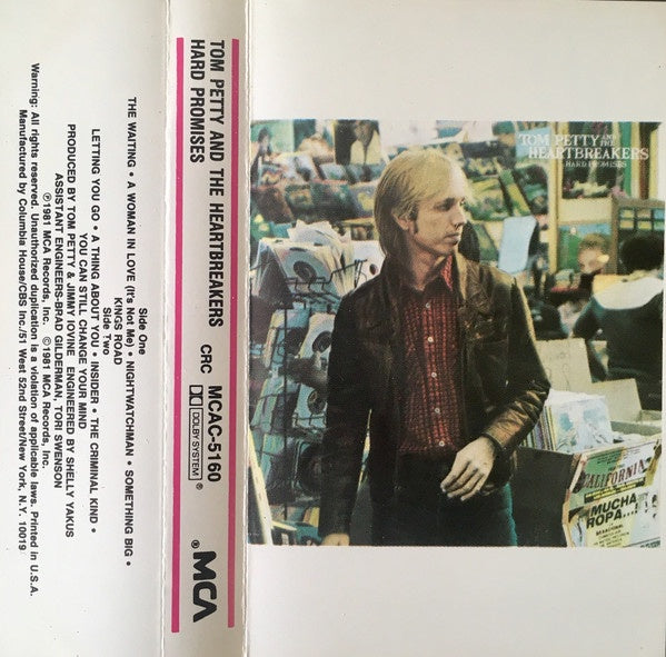 Tom Petty And The Heartbreakers ‎– Hard Promises - Used Cassette Tape MCA 1981 USA - Rock