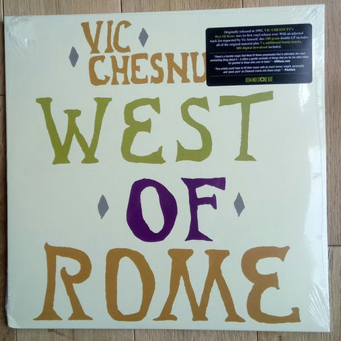 Vic Chesnutt - West of Rome (1992) - New Vinyl Record 2017 New West Record Store Day 180gram 2-LP w/ Download, LTD to 1500 - Alt-Rock / Indie Folk
