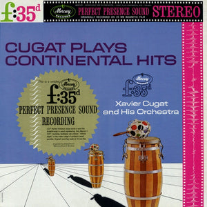 Xavier Cugat And His Orchestra ‎– Cugat Plays Continental Hits - VG+ Lp Record 1962 USA Stereo Original Vinyl - Jazz / Easy Listening - Shuga Records