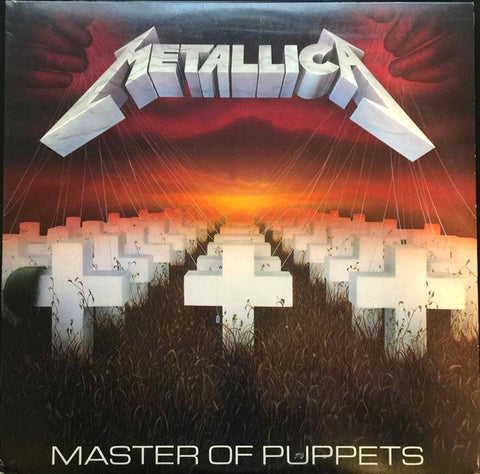 Metallica ‎– Master Of Puppets - VG Lp Record 1986 Elektra USA Original Vinyl (Specialty Pressing) - Thrash / Speed Metal