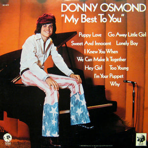 Donny Osmond - My Best To You - VG+ 1972 Stereo USA - Pop/Rock