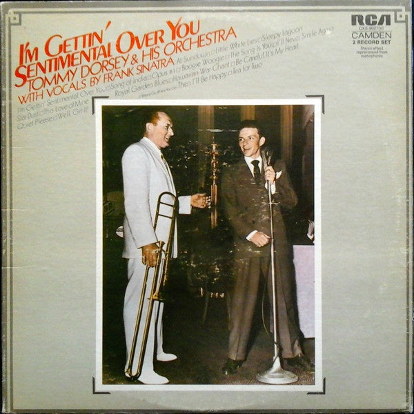 Tommy Dorsey And His Orchestra With Frank Sinatra ‎- I'm Gettin' Sentimental Over You - Mint- 2 LP Gatefold 1972 USA - Jazz - Shuga Records