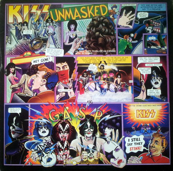 Kiss ‎– Unmasked - VG+ LP Record 1980 Casablanca USA Vinyl - Hard Rock / Glam