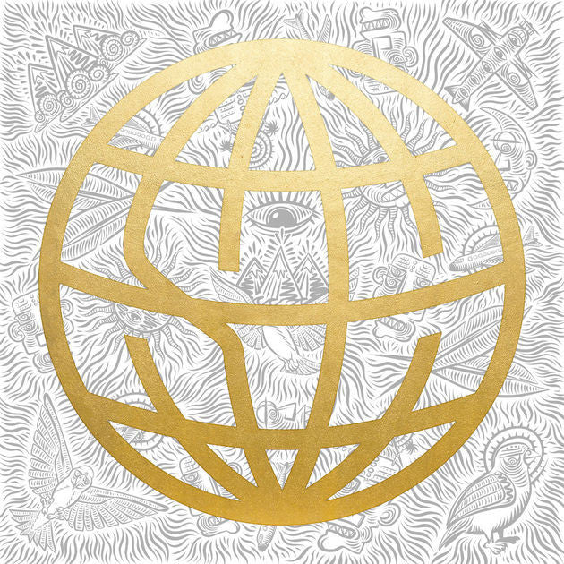 State Champs ‎– Around the World and Back - New Vinyl Record 2017 Pure Noise Deluxe Indie Exclusive Edition on 'White / Gold / Black Tri Color' Vinyl with Documentary DVD and Download (Limited to 500) - Pop Punk