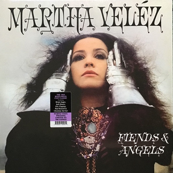 Martha Veléz ‎– Fiends & Angels (1969) - New LP Record 2020 Real Gone Music ‎USA Purple Vinyl - Blues Rock - Shuga Records