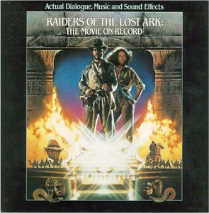 Steven Spielberg ‎– Raiders Of The Lost Ark: The Movie On Record - VG+ Lp Record 1981 CBS USA Vinyl & Book - Soundtrack / Movie Effects