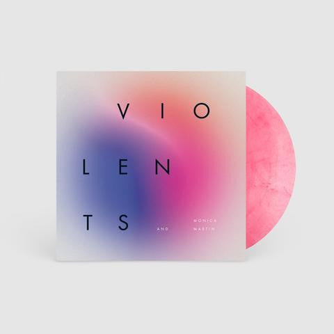 Violents and Monica Martin ‎– Awake And Pretty Much Sober - New Vinyl 2017 Partisan Limited Edition Pink Marbled Vinyl with Download - Electronic / Chillwave