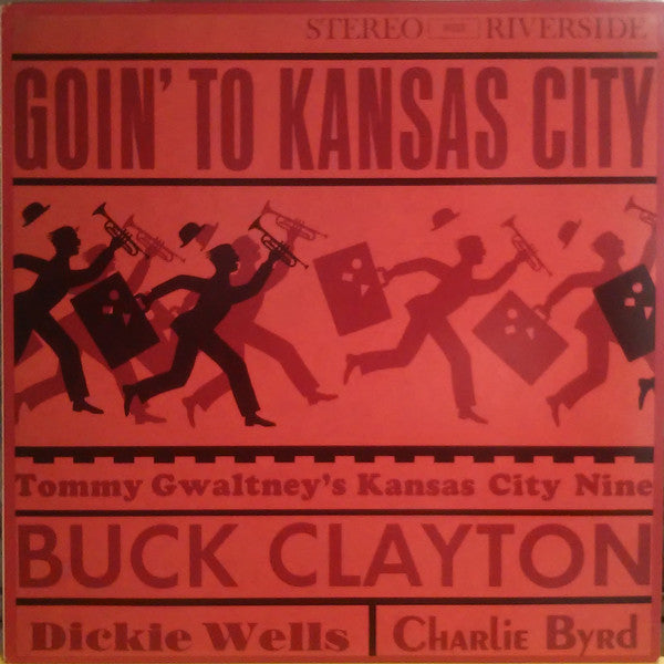 Tommy Gwaltney's Kansas City Nine Featuring Buck Clayton ‎– Goin' To Kansas City - VG+ (VG-  Cover) 1960 Stereo USA Original Press - Jazz