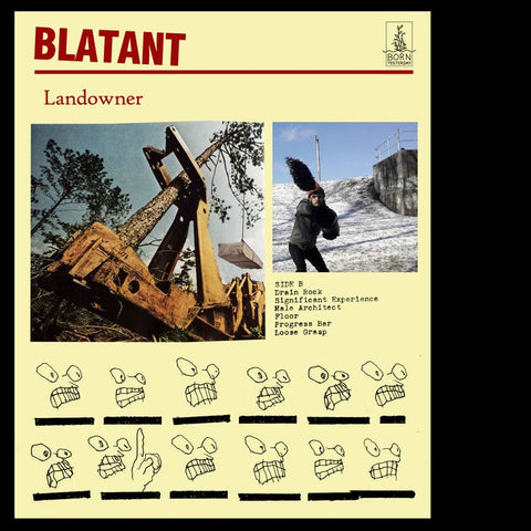 Landowner - Blatant - New Lp Record 2018 Born Yesterday USA Vinyl & Download - Punk / Post-Punk