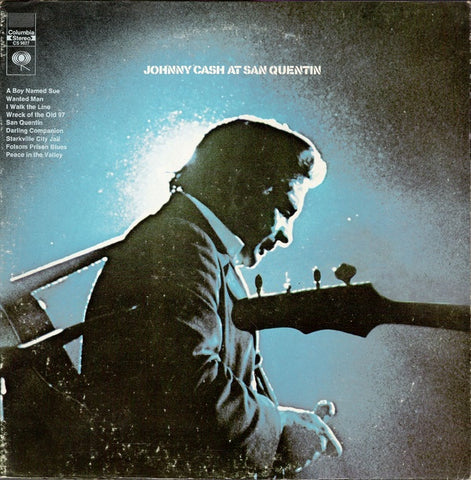 Johnny Cash ‎– Johnny Cash At San Quentin (1969) - VG+ LP Record 1970 CBS USA Vinyl - Country / Country Rock