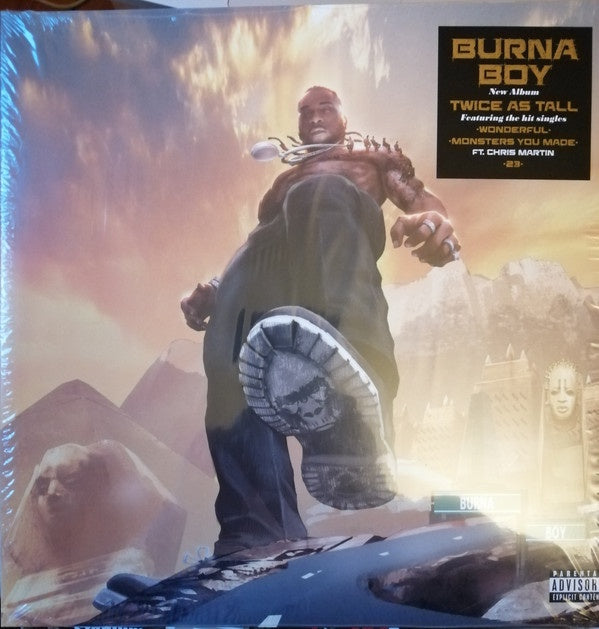 Burna Boy ‎– Twice As Tall - New 2 LP Record 2021 Bad Habit Atlantic Europe Vinyl - Hip Hop / African / Afrobeat