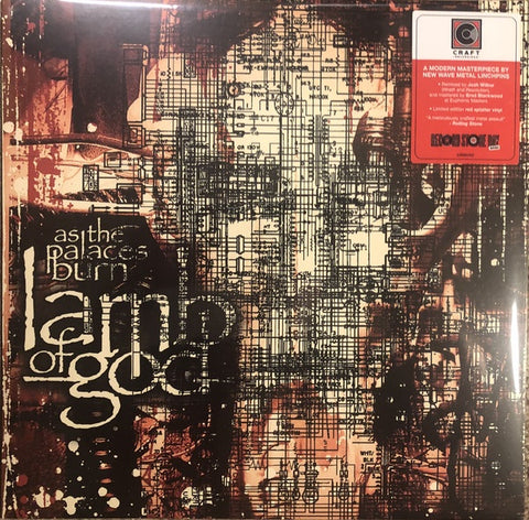 Lamb Of God ‎– As The Palaces Burn (2003) - New LP Record Store Day 2021 Craft RSD Red with Blue & White Splatter vinyl - Heavy Metal / Thrash