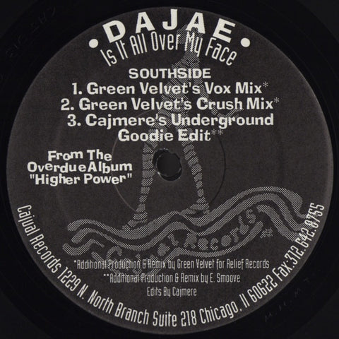 DaJae - Is It All Over My Face - VG 12" Single 1994 USA - Chicago House