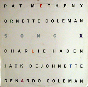 Pat Metheny / Ornette Coleman - Song X - Mint- 1986 Stereo USA - Free Jazz