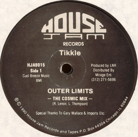 Tikkle - Outer Limits / In The Beginning... / Holding On - VG 12" Single USA 1990 (Original Press) - Chicago Deep House