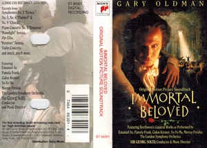 Ludwig Van Beethoven / Sir Georg Solti / Emanuel Ax / Pamela Frank / Gidon Kremer / Yo-Yo Ma / Murray Perahia / London Symphony Orchestra - Immortal Beloved Original Motion picture NM Cassette Tape 1994 USA - Soundtrack / Classical