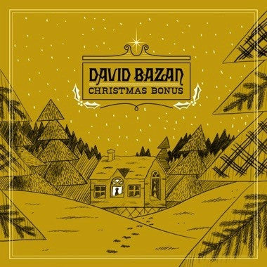 David Bazan - Christmas Bonus - New Vinyl Record 2016 Suicide Squeeze Limited Edition 12" EP on White Vinyl w/ Etched B-Side + Download - Indie Rock / Indie Folk / Sadboi