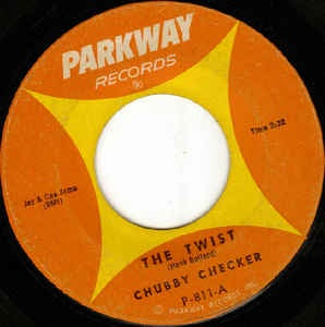 Chubby Checker ‎– The Twist / Twistin' U.S.A. - VG 7" Single 45RPM 1961 Parkway USA - Rock