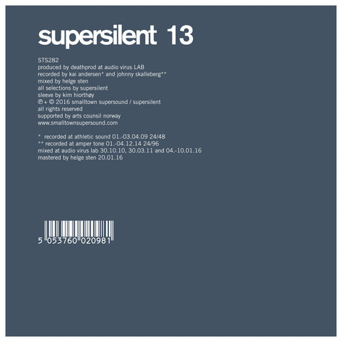 Supersilent ‎– 13 - New Vinyl LP Record 2016 Smalltown Supersound with Bonus CD - Electronic / Avant-garde Jazz