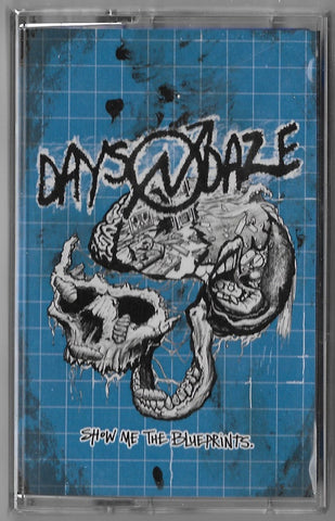Days N' Daze ‎– Show Me The Blueprints - New Cassette Tape 2020 Fat Wreck USA Blue Transparent Shell - Crust Punk / Folk Rock
