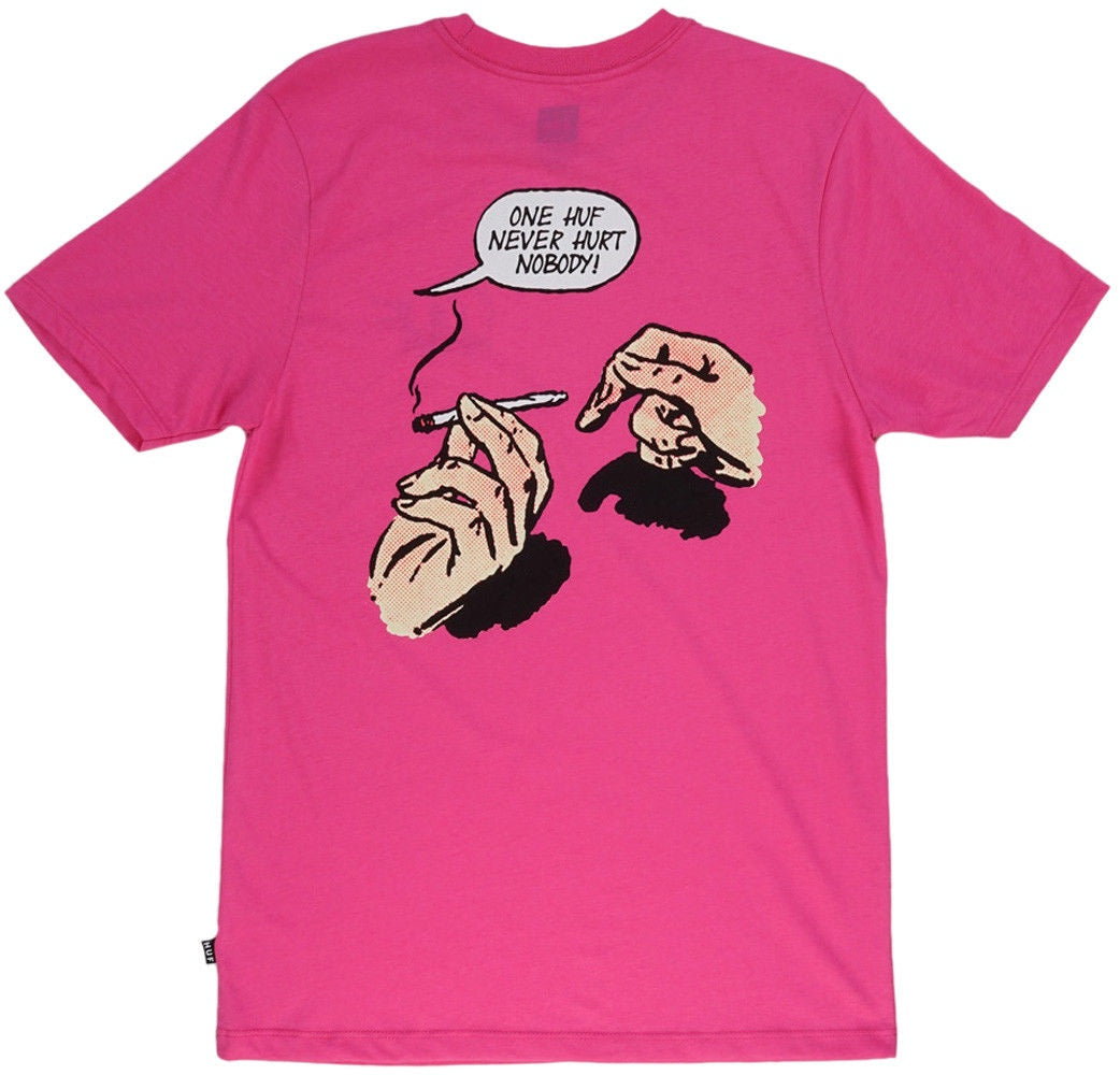 HUF Worldwide - Men's Pink 'One Huf' T-Shirt