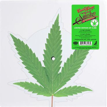 Cheech & Chong - Up In Smoke (40th Anniversary) - New 7" Single 45 RSD 2018 Rhino Record Store Day Di-Cut Picture Disc with Scratch-n-Sniff Sticker - 70's Soundtrack