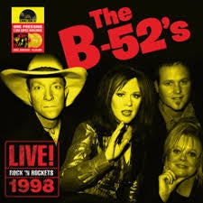 B-52's - Rock N' Rockets, Live - New Vinyl 2018 Culture Factory US RSD Exclusive 2 Lp on Double Transucent Yellow - Rock / New Wave