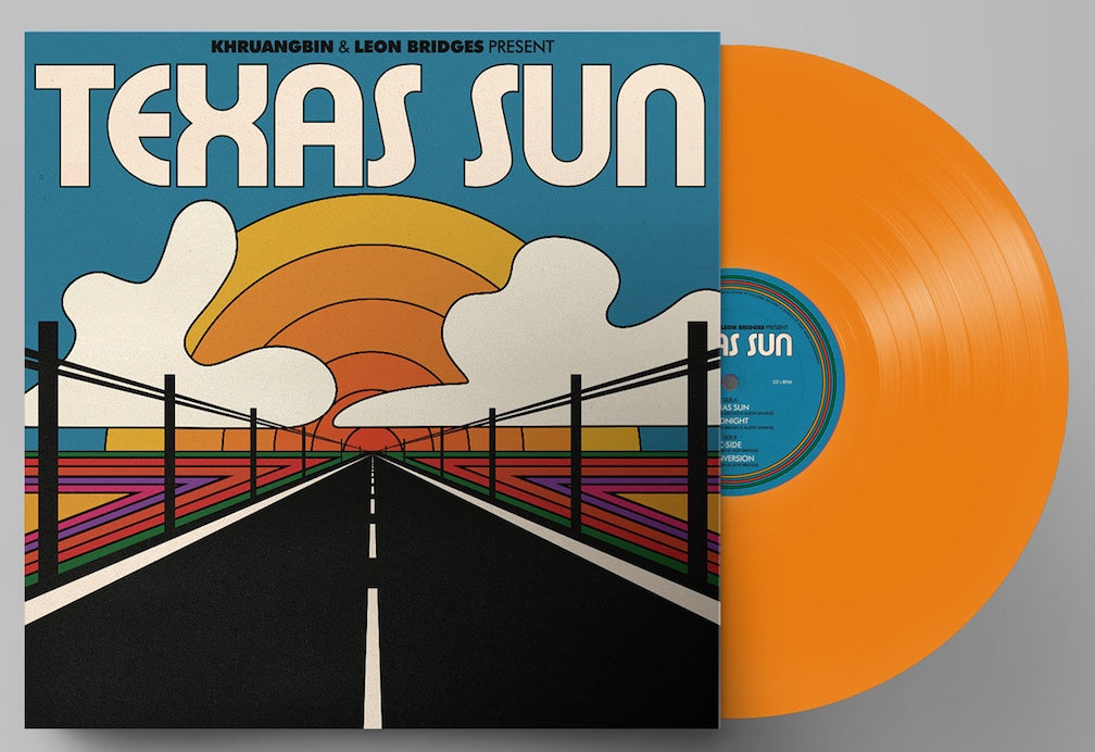 Khruangbin & Leon Bridges - Texas Sun - New EP Record 2020 Dead Oceans USA Indie Exclusive Orange Translucent Vinyl & Download - Funk / Soul / Psychedelic