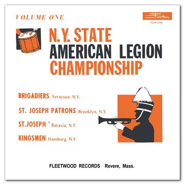 Various - New York State American Legion Championship - Volume One - VG+ LP Record 1965 Fleetwood USA Vinyl - Military / Brass / Drums - Shuga Records