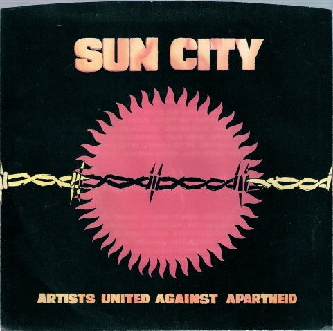 Artists United Against Apartheid ‎– Sun City / Not So Far Away - Mint- 45rpm 1985 USA - Electronic / Hip Hop / Rock