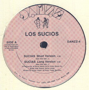 Los Sucios - Sucias Que Ricas Son... - VG 12" Single 1989 USA Original Press - Acid House