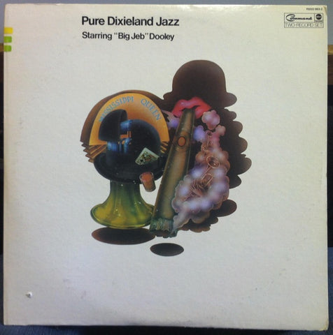 "Big Jeb" Dooley ‎- Pure Dixieland Jazz - VG+ 2 LP Stereo 1973 USA - Jazz