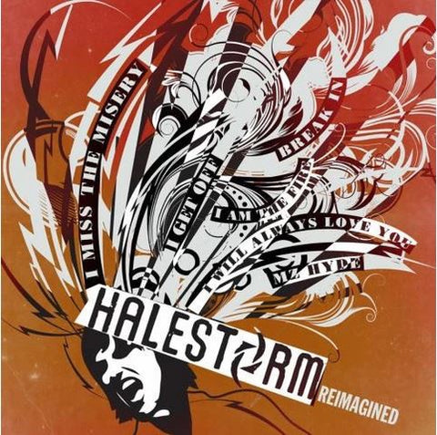Halestorm ‎– Reimagined - New EP Record 2020 Atlantic USA Orange Vinyl - Rock