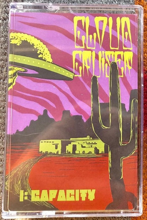Cloud Cruiser - I: CAPACITY - New Cassette Album 2020 Shuga Green Colored Tape & Insert - Stoner Rock / Doom Metal / Sludge