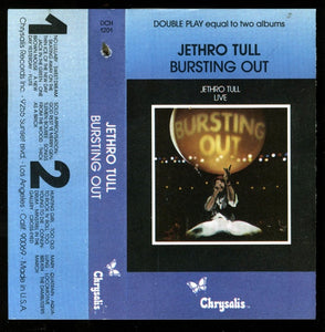 Jethro Tull ‎– Live - Bursting Out - Used Cassette Tape 1978 Album USA - Classic Rock