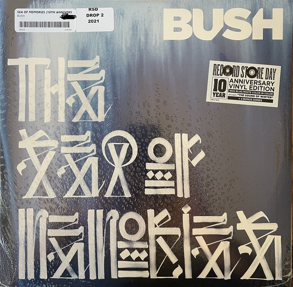 Bush ‎– The Sea Of Memories (2011) - New 2 LP Record Store Day 2021 Zuma RSD 180 gram Blue/White Vinyl - Alternative Rock / Grunge - Shuga Records
