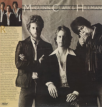 Roger McGuinn / Gene Clark / Chris Hillman ‎– McGuinn, Clark & Hillman - [Byrds related] - VG+ 1979 Stereo USA - Rock - Shuga Records