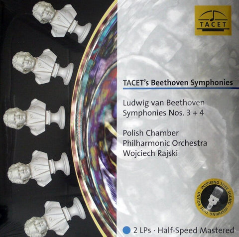 Rajski & Polish Chamber Philharmonic Orchestra - ‎Beethoven – Somphonies Nos. 3 + 4 - New Lp Record 2017 TACET German Import Half-Speed Mastered Vinyl - Classical
