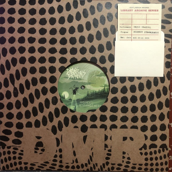 Drugs Dragons – Highest Strangeness - New 12" Single 2020 Dusty Medical Limited Numbered Vinyl - Acid Rock - Shuga Records