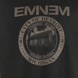 Eminem Detroit Seal Black Tee XXLarge
