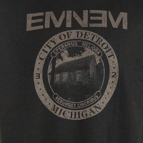 Eminem Detroit Seal Black Tee XXLarge