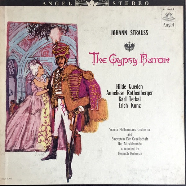 Johann Strauss / Heinrich Hollreiser ‎– The Gypsy Baron - VG+ 2 lp Set Stereo USA (With Book) - Classical / Opera