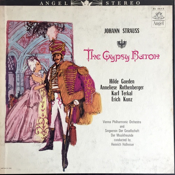 Johann Strauss / Heinrich Hollreiser ‎– The Gypsy Baron - VG+ 2 lp Set Stereo USA (With Book) - Classical / Opera - Shuga Records