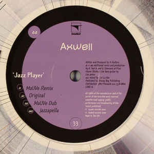 Axwell ‎– Jazz Player - Mint 12" Single Record 2000 UK Loaded Vinyl - House / Acid Jazz