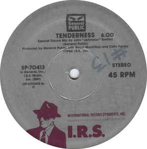 General Public ‎- Tenderness / Never You Done That - VG+ 12" Single 45 RPM 1985 USA - Rock / Pop / New Wave