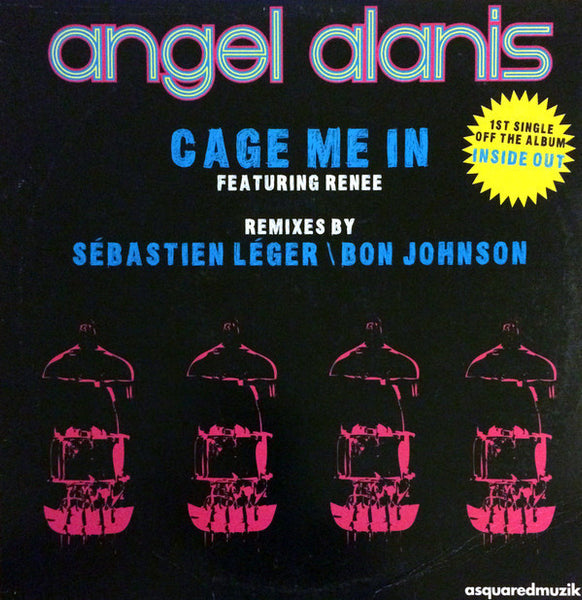 Angel Alanis Featuring Renee – Cage Me In - New 12" Single Record 2007 A Squared Muzik USA Vinyl - Chicago House / Electro - Shuga Records